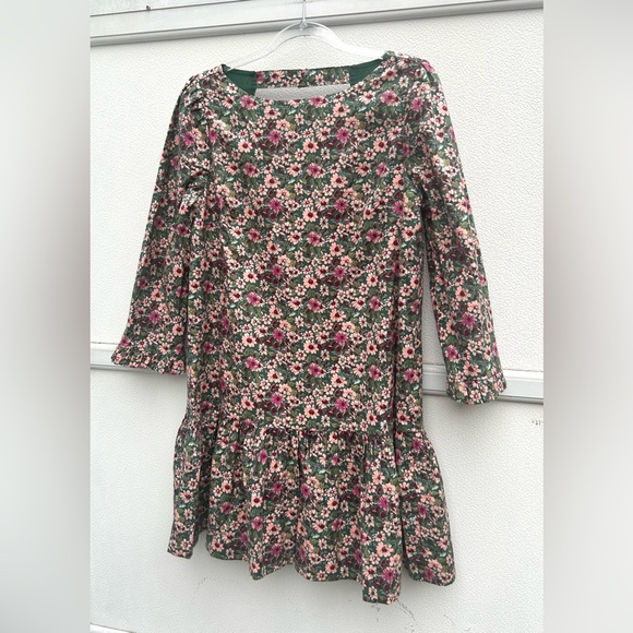 NEW Free People Floral Dress Women XS The Avenue Mini Cottagecore Emerald/pink - Picture 9 of 16